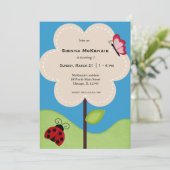 Bloemverjaardag Kaart (Staand voorkant)