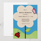 Bloemverjaardag Kaart (Voorkant / Achterkant)