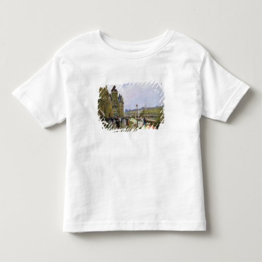 Bloemverkopers door de zegen kinder shirts (Voorkant)