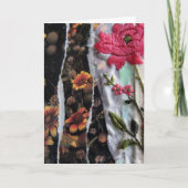 Bloemverkoudheid, geboortedag kaart (Voorkant)