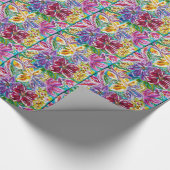 Bloemverpakking bruidspapier cadeaupapier (Hoek)