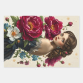  Bloemverpakking Papier Flat Sheet Decoupage Inpakpapier Vel (Voorkant 2)