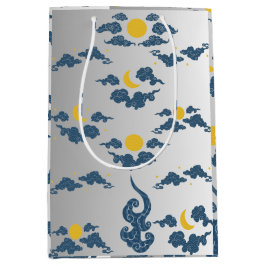 Bloemverpakkings papier middelgrote cadeautas