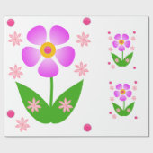 bloemverpakkingspapier cadeaupapier (Vlak)