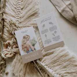 Bloemverzorging Hang Label Bloemist Kaart