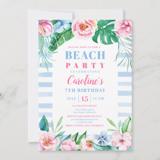 Bloemvezel Blauwe Stripes van de Perzische Permis Kaart (Voorkant)