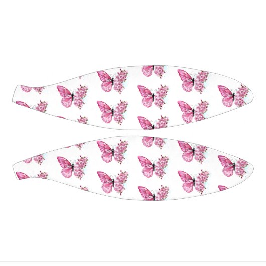 Bloemvink met roze Sakura Basketbal (Panelen)