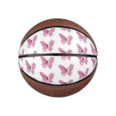 Bloemvink met roze Sakura Basketbal (Voorkant)