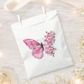 Bloemvink met roze Sakura Bedankzakje (Geknipt)