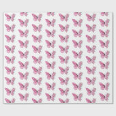 Bloemvink met roze Sakura Cadeaupapier (Vlak)