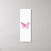 Bloemvink met roze Sakura Canvas Afdruk (Voorkant)