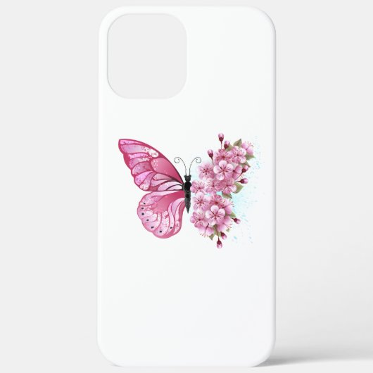 Bloemvink met roze Sakura Case-Mate iPhone Case (Achterkant)