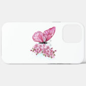 Bloemvink met roze Sakura Case-Mate iPhone Case (Achterkant (horizontaal))