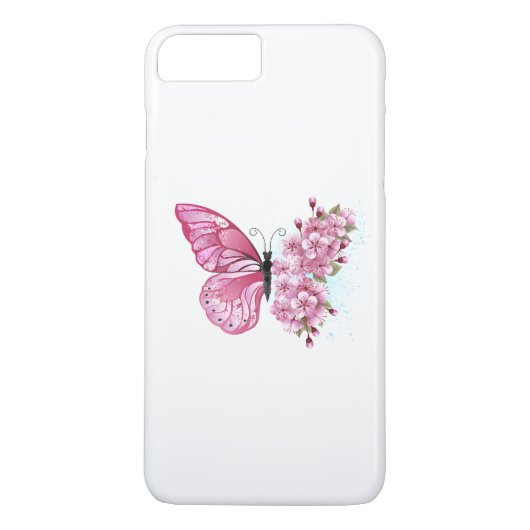 Bloemvink met roze Sakura Case-Mate iPhone Case (Achterkant)