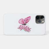 Bloemvink met roze Sakura Case-Mate iPhone Case (Achterkant (horizontaal))