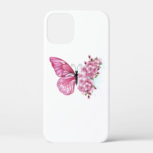 Bloemvink met roze Sakura Case-Mate iPhone Case (Achterkant)