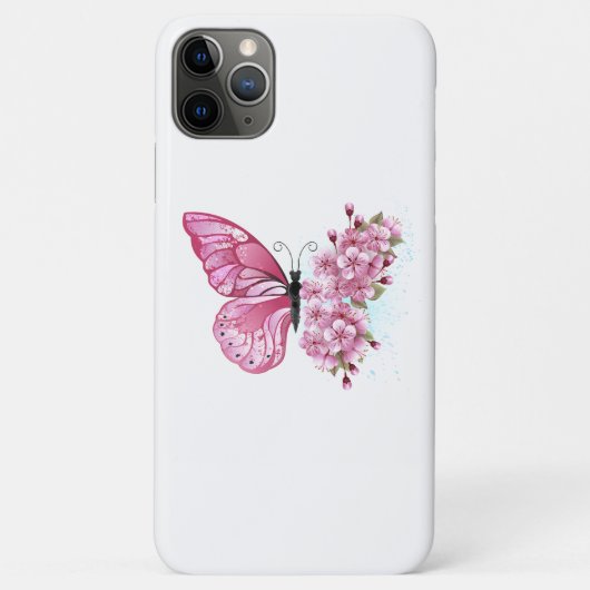 Bloemvink met roze Sakura Case-Mate iPhone Case (Achterkant)