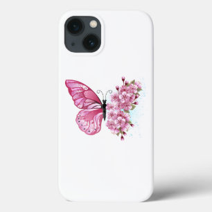Bloemvink met roze Sakura Case-Mate iPhone Case