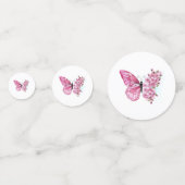 Bloemvink met roze Sakura Confetti (Achterkanten)