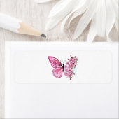 Bloemvink met roze Sakura Etiket (Insitu)