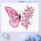 Bloemvink met roze Sakura Flyer (Enkel)