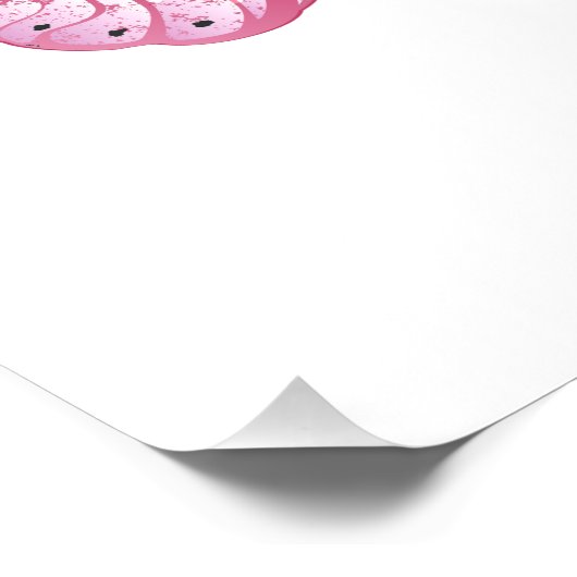 Bloemvink met roze Sakura Foto Afdruk (Hoek)