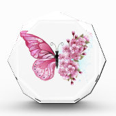 Bloemvink met roze Sakura Fotoblokken (Voorkant)