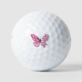 Bloemvink met roze Sakura Golfballen (Voorkant)