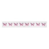 Bloemvink met roze Sakura Grosgrain Lint (Voorkant)