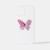 Bloemvink met roze Sakura iPhone Hoesje (Achterkant)