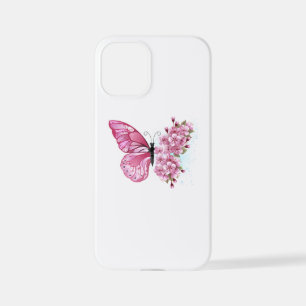 Bloemvink met roze Sakura iPhone 12 Mini Hoesje