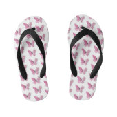 Bloemvink met roze Sakura Kinder Teenslippers (Voetbed)