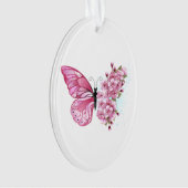 Bloemvink met roze Sakura Ornament (voorkant)