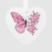 Bloemvink met roze Sakura Ornament (voorkant)