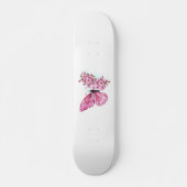 Bloemvink met roze Sakura Persoonlijk Skateboard (Voorkant)