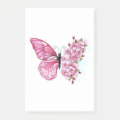 Bloemvink met roze Sakura Post-it® Notes (Voorkant)