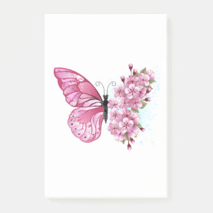 Bloemvink met roze Sakura Post-it® Notes