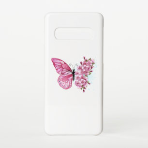 Bloemvink met roze Sakura Samsung Galaxy S10 Hoesje