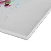 Bloemvink met roze Sakura Snijplank (Hoek)