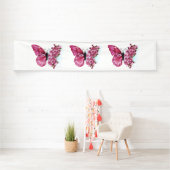 Bloemvink met roze Sakura Spandoek (Insitu)