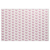 Bloemvink met roze Sakura Stof (Yard (91,4 cm))