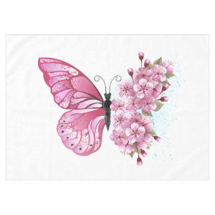 Bloemvink met roze Sakura Tafelkleed