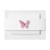 Bloemvink met roze Sakura Uitnodigingen Wikkel (Voorkant Voorbeeld)