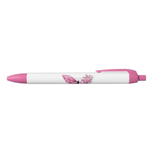 Bloemvink met roze Sakura Zwarte Inkt Pen