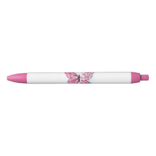 Bloemvink met roze Sakura Zwarte Inkt Pen