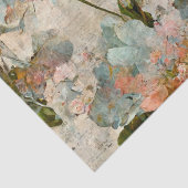 Bloemvink Shabby Collage Postale Ontkoppeling Tissuepapier (Detail)