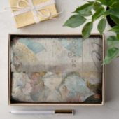 Bloemvink Shabby Collage Postale Ontkoppeling Tissuepapier (Geschenk)