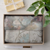 Bloemvink Shabby Collage Postale Ontkoppeling Tissuepapier (Geschenk)