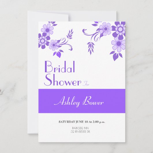 Bloemviolet Kaart (Voorkant)