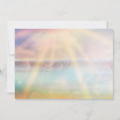 Bloemvis Luau Birthday Party Invite Kaart (Achterkant)